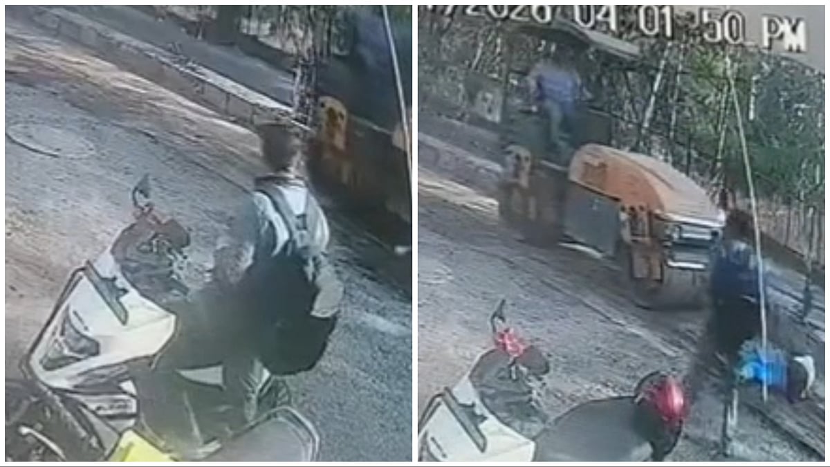 Pune VIDEO: Road Roller Crushes Worker During Road Work In Pimpri-Chinchwad’s Akurdi