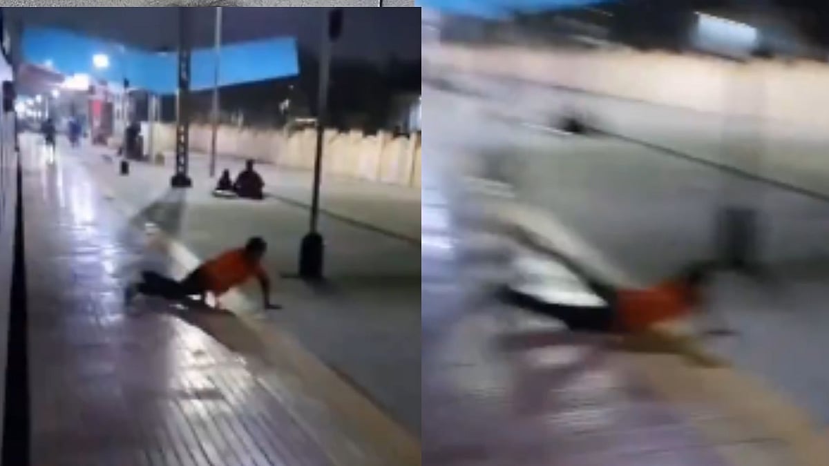 Swiggy Delivery Agent Falls From Moving Train At Anantapur, Video Sparks Safety Concerns
