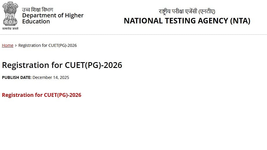 CUET PG 2026 Registration Closes Tomorrow At exams.nta.nic.in; Check Details Here 