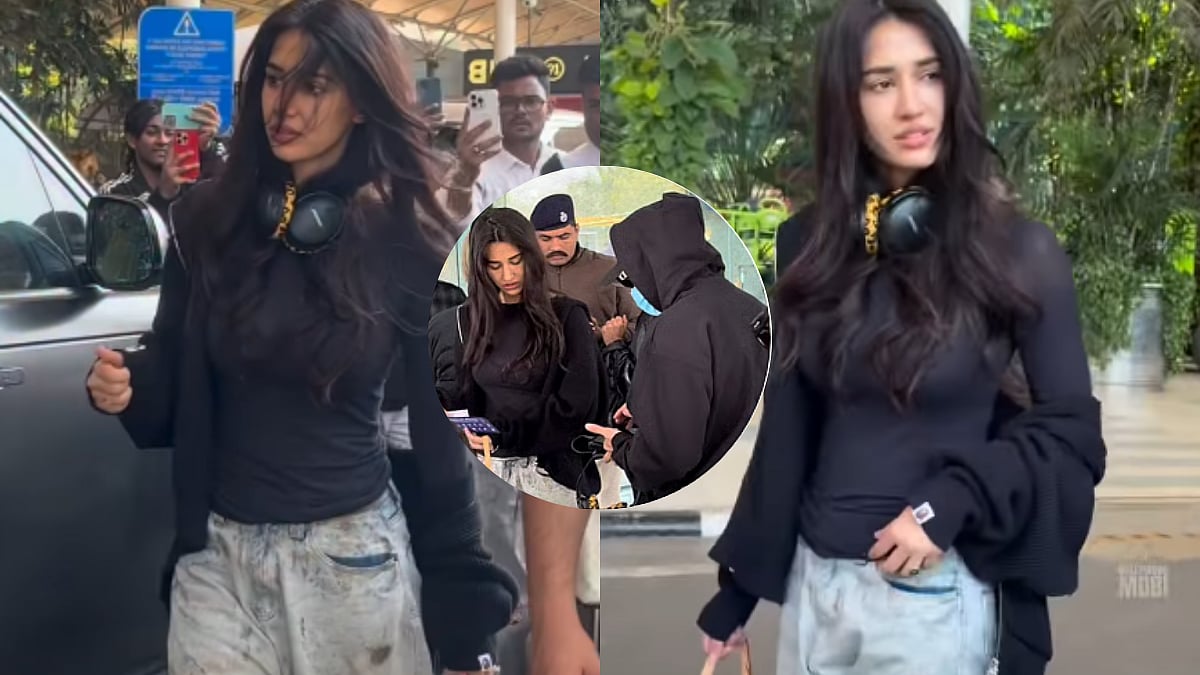'Did She Fall Down?': Disha Patani Wears 'Dirty' Pants With Talwiinder At Mumbai Airport; Netizens React To Her Style 