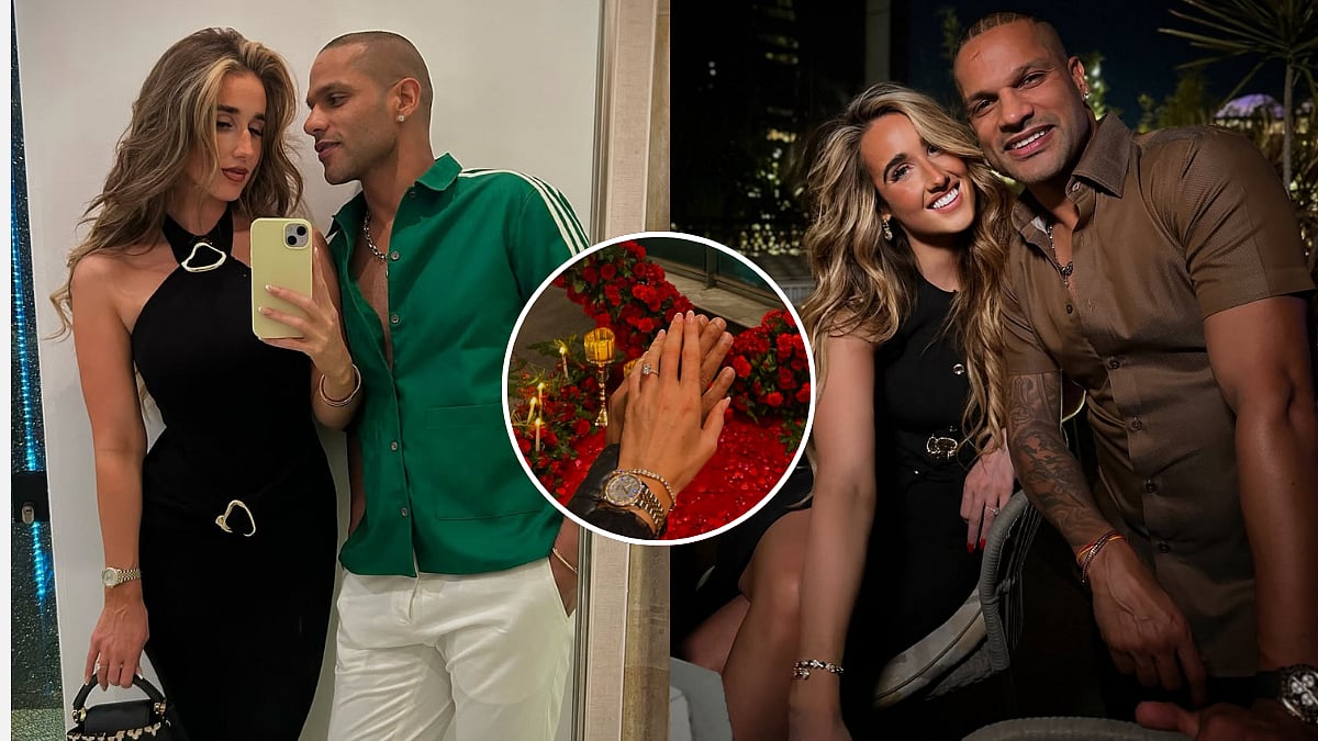 Was Shikhar Dhawan Secretly Engaged Since February 2025? Sofie Shine Has Been Flaunting Her Oval-Cut Diamond Engagement Ring All Year Long 
