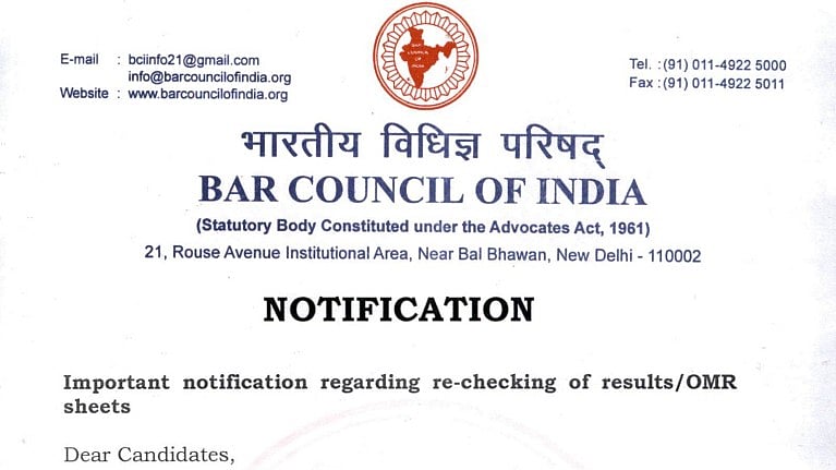 AIBE 20 OMR Sheet Rechecking Begins Tomorrow At allindiabarexamination.com; Check Details Here 