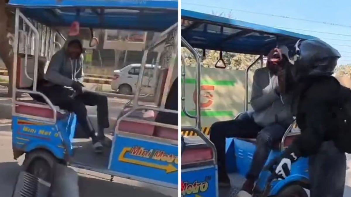 On Camera: Woman Rider Slaps Man, Confronts Him For Making Lewd Gesture In Gurugram; Outraged...