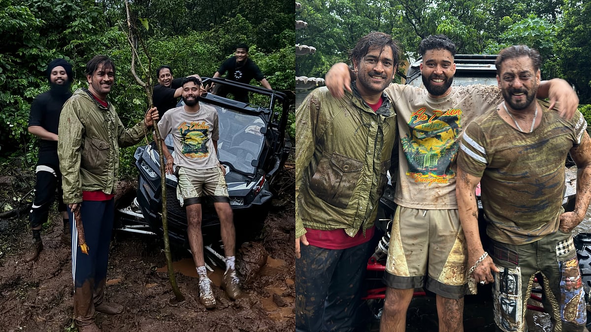 AP Dhillon, Salman Khan & MS Dhoni Get Muddy During Fun ATV Ride At Panvel Farmhouse; See Photos