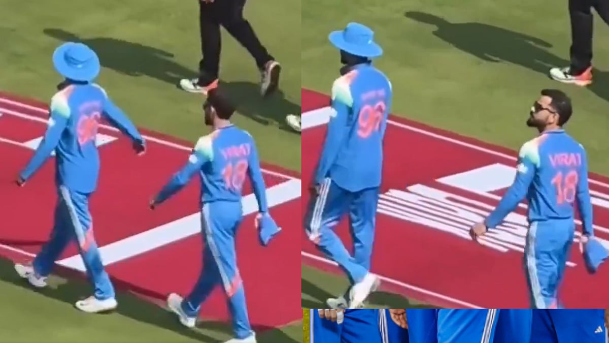 Virat Kohli Hilariously Imitates Shreyas Iyer's Walk Ahead Of IND vs NZ 1st ODI In Vadodara; Video Goes Viral 