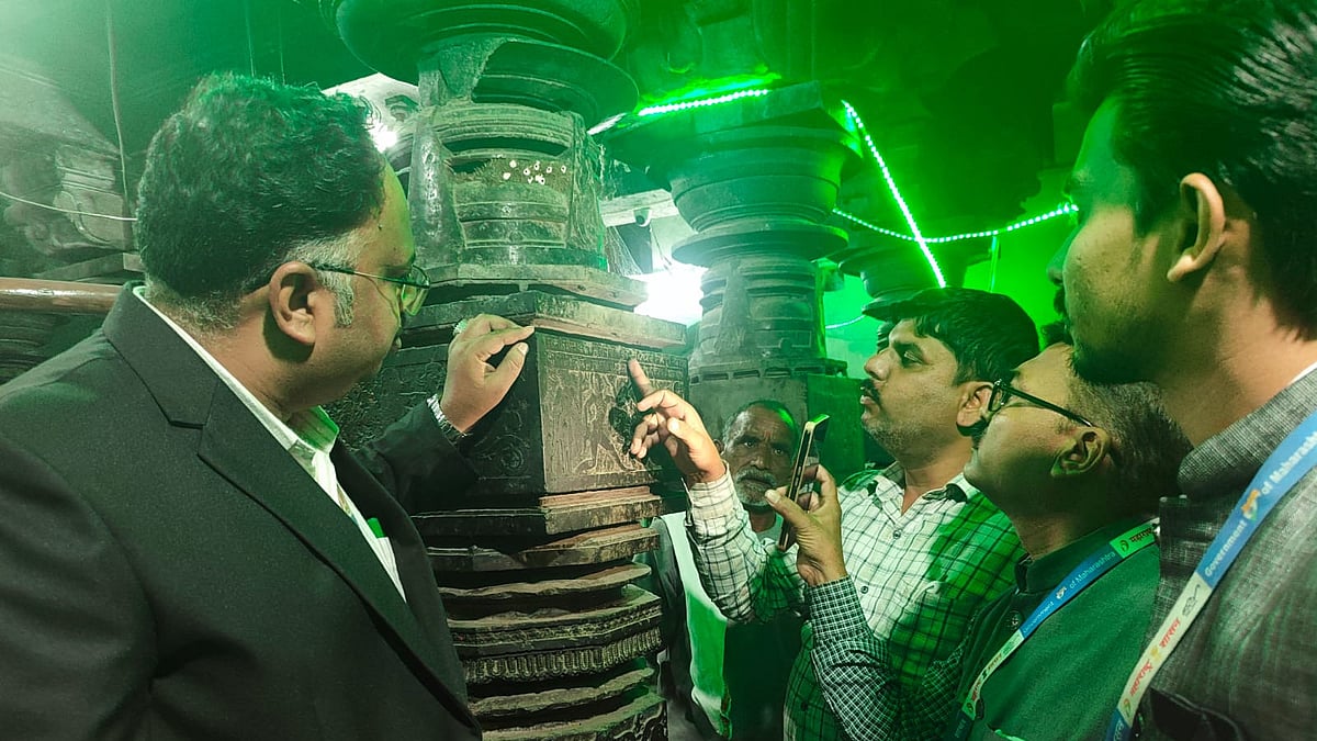 Tourism Department Inspects Ancient Rameshwar Mahadev Temple In Parbhani’s Vazur