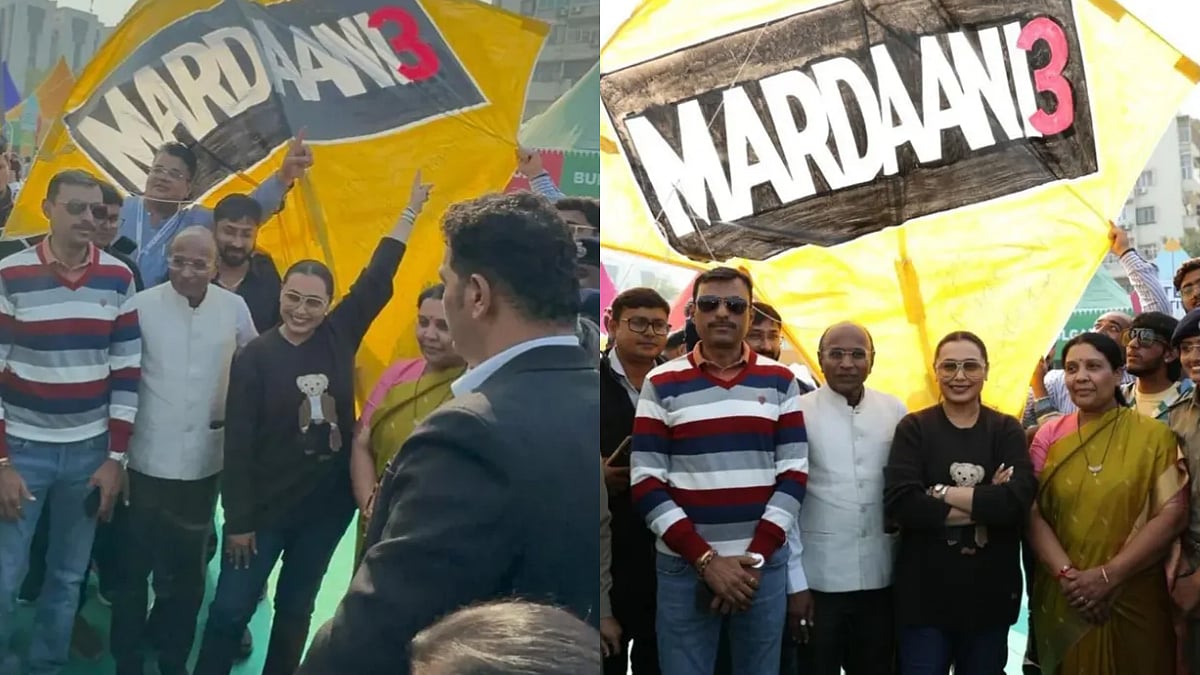 Makar Sankranti 2026: Rani Mukerji Starts Promotions Of Mardaani 3; Celebrates Kite Flying Festival In Ahmedabad - Watch Video 
