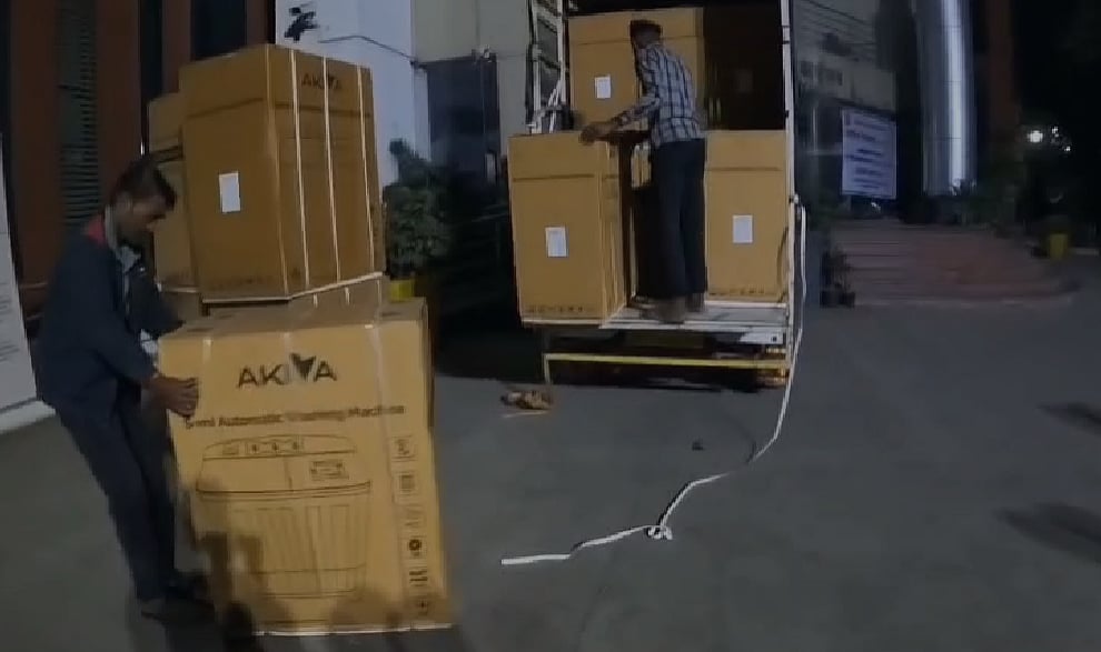 VIDEO: 19 Washing Machines Seized By D Ward Office In Pimpri-Chinchwad Ahead Of PCMC Elections