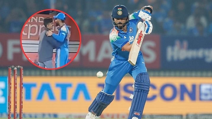 Virat Kohli Fan Breaches Security During IND Vs NZ 2nd ODI In Rajkot, Hugs India Star In Viral Video 