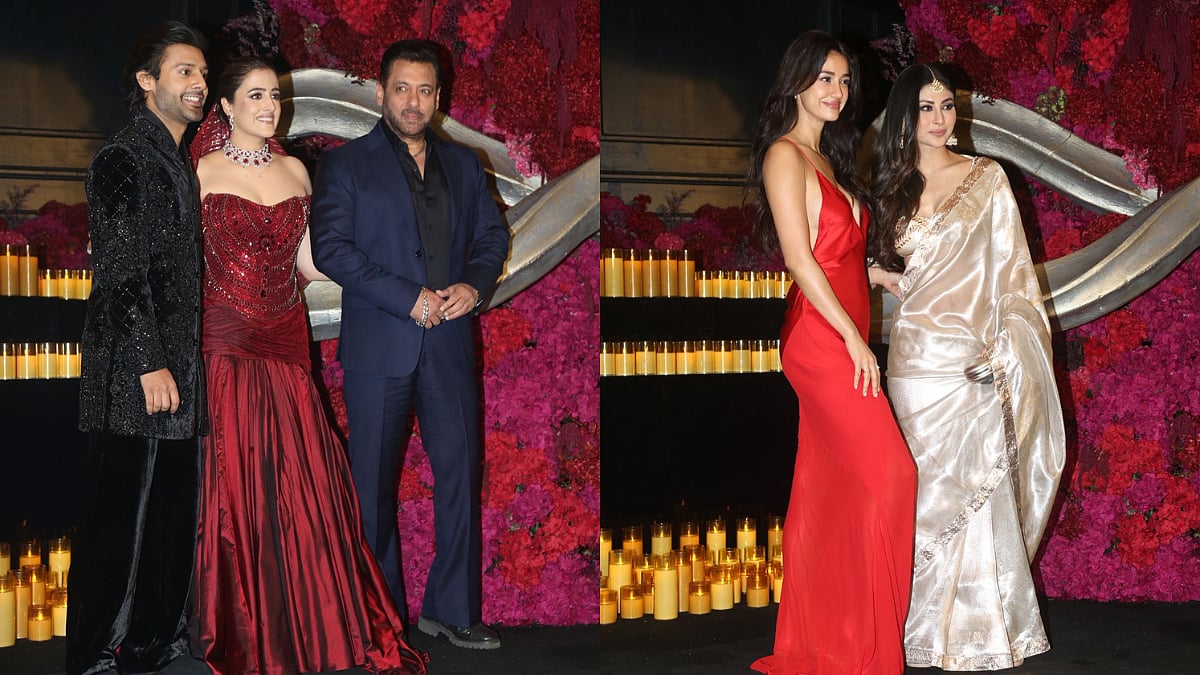 Salman Khan, Disha Patani, Mouni Roy & Other B-Town Celebs Stun At Nupur Sanon-Stebin Ben's Wedding Reception In Mumbai 
