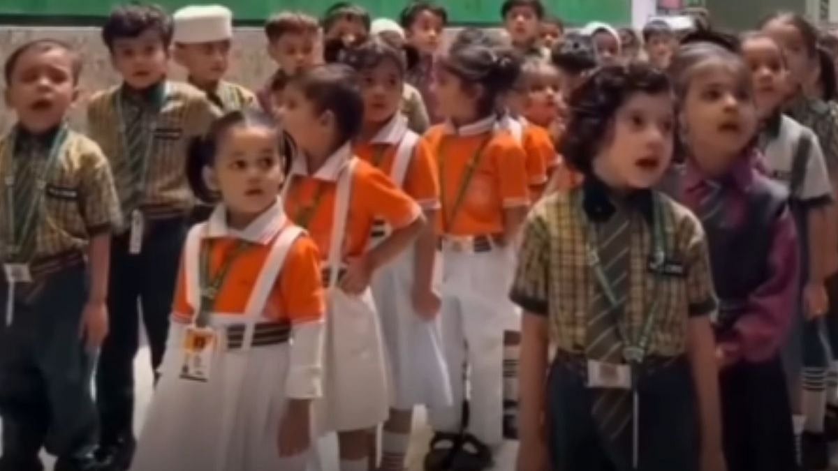 Viral Video From Delhi School Sparks Row Over Alleged Religious Teaching In Classroom 