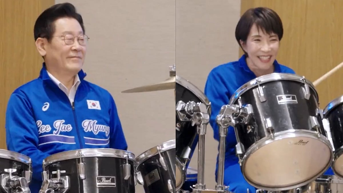 Japan PM Sanae Takaichi & South Korea President Drum Jam Together On BTS' 'Dynamite' & More; Video Goes Viral 