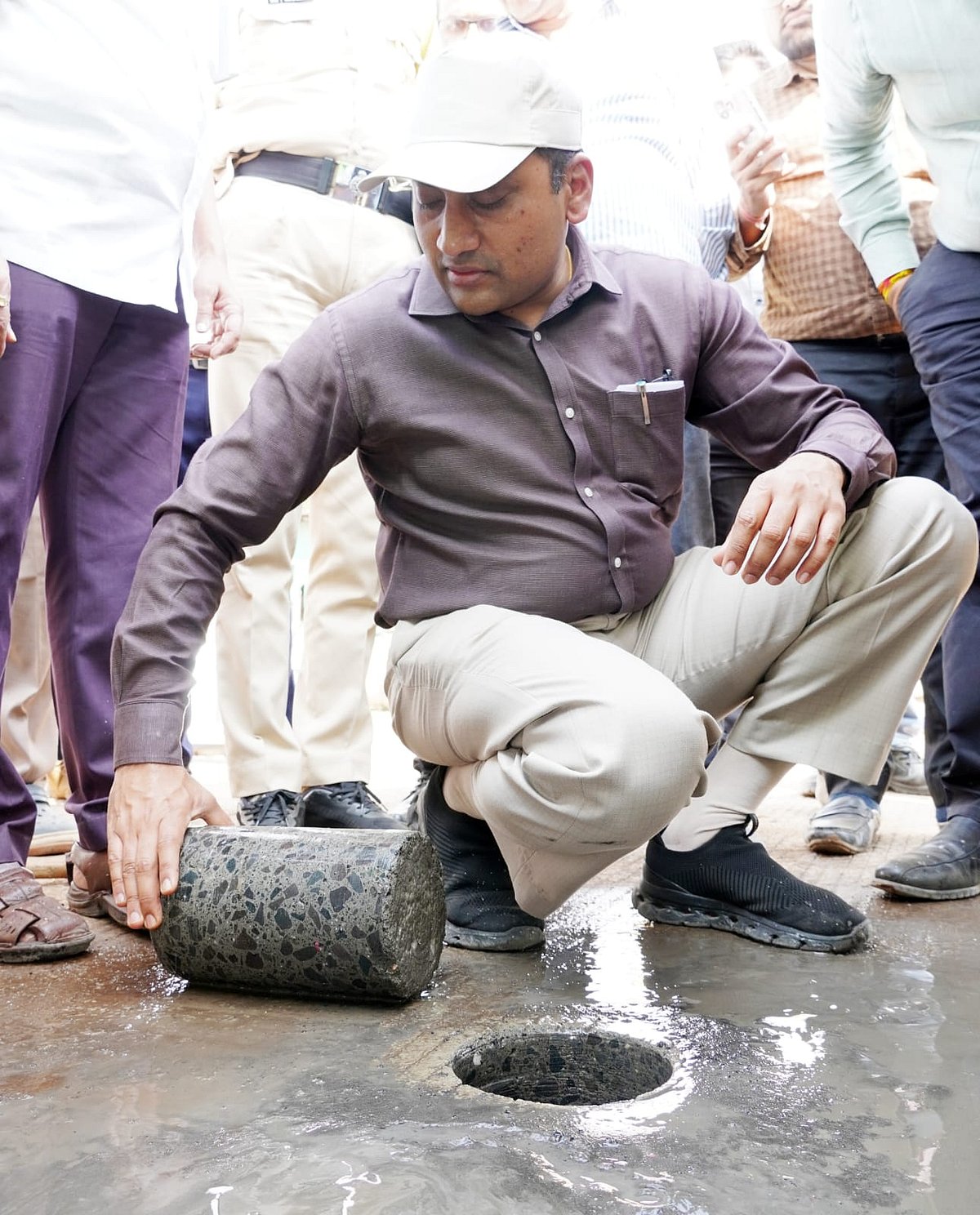Nashik: Divisional Commissioner Praveen Gedam Inspects Kumbh Mela Infrastructure Works