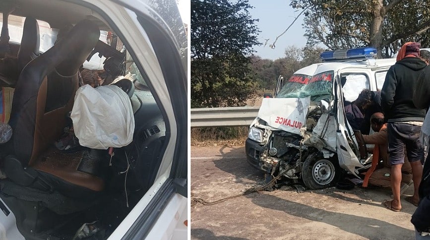 MP News: One Dead, 6 Injured After Speeding Ambulance Crashes Into ‘Chhota Haathi’ On NH-339...