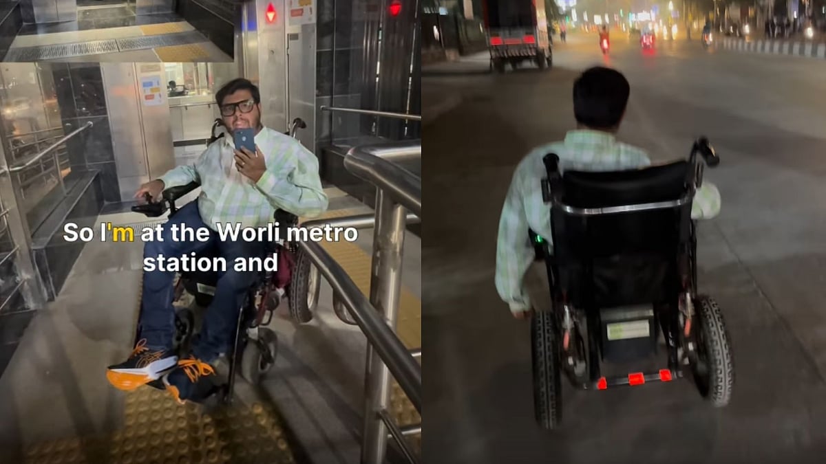 'System Failed Me': Disabled Mumbai Man In Wheelchair Gets Stuck At Worli Metro Station After Lift Disfunctions; Says The Only Response Was, 'Paidal Ghar Jao' 