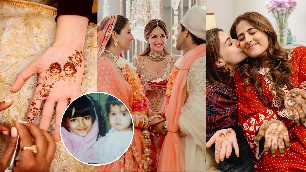 Kriti Sanon's Mehendi Is A Childhood Tribute To Sister Nupur Sanon; Check Out These Unseen Pictures 