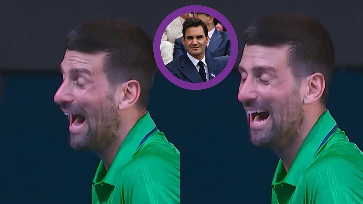 'Let's Go, Roger!': Melbourne Crowd's Roger Federer Chant Catches Novak Djokovic Off Guard In Viral Moment At Australian Open 2026; Video 
