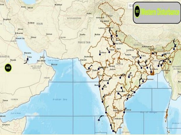Weather system affecting Madhya Pradesh at present.