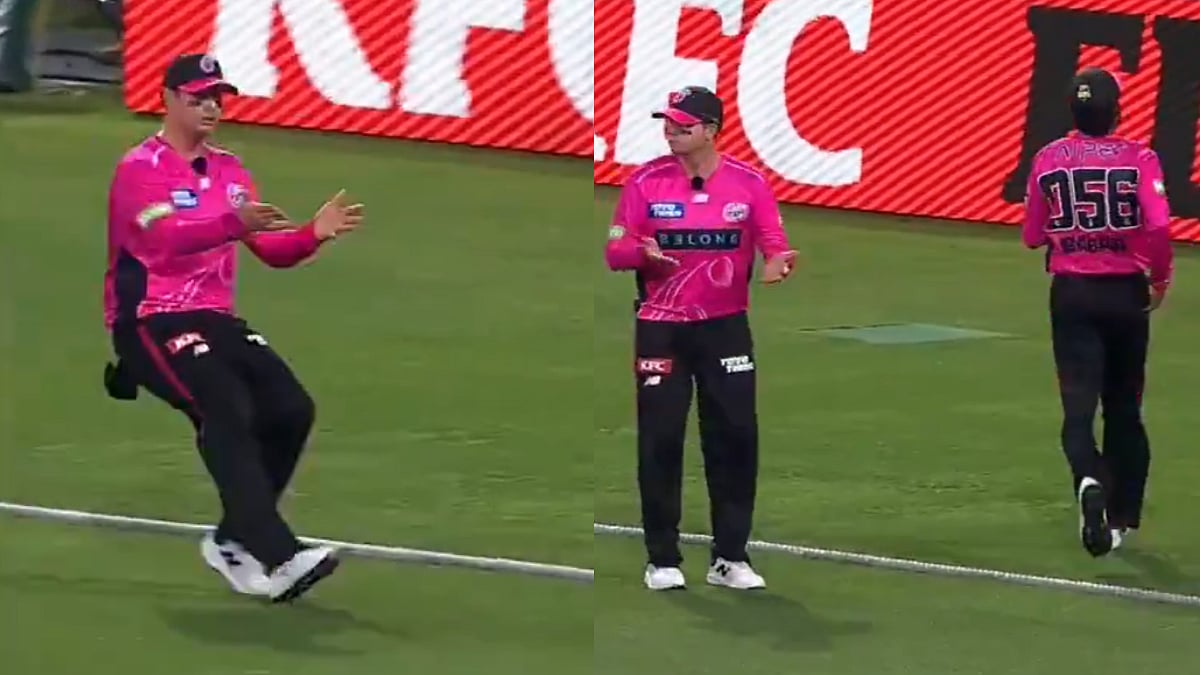 Steve Smith In Disbelief After Babar Azam Fails To Stop Boundary During Big Bash League Match; Video 