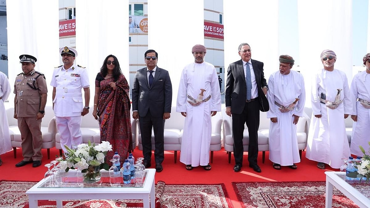 Reviving ancient India-Oman maritime links: INSV Kaundinya reaches Muscat, gets rousing welcome