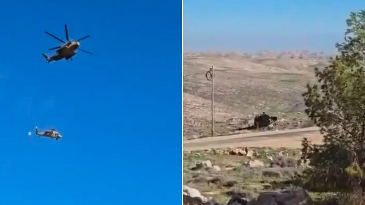 Video: Israeli Black Hawk Helicopter Crashes During Recovery Operation In West Bank