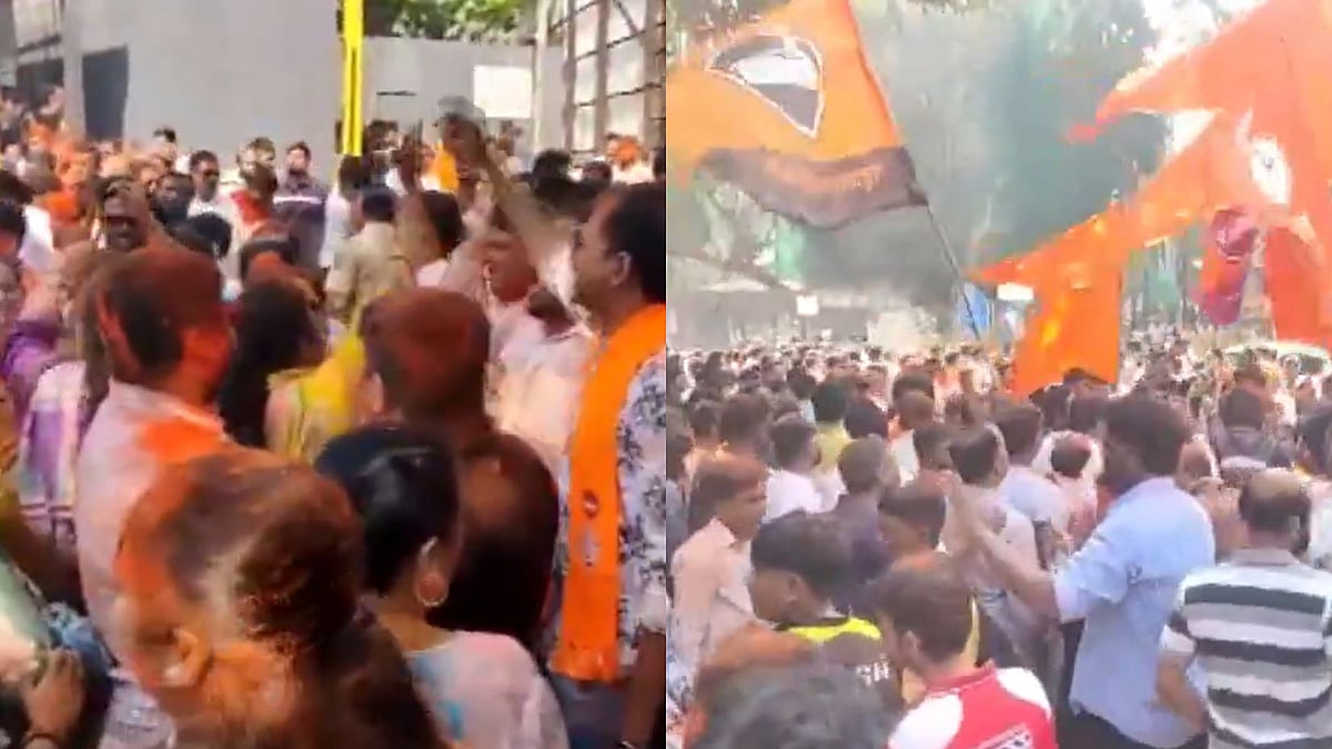 Maharashtra Civic Polls 2026: Supporters Celebrate As Mahayuti Crosses Majority In BMC Elections | VIDEO 