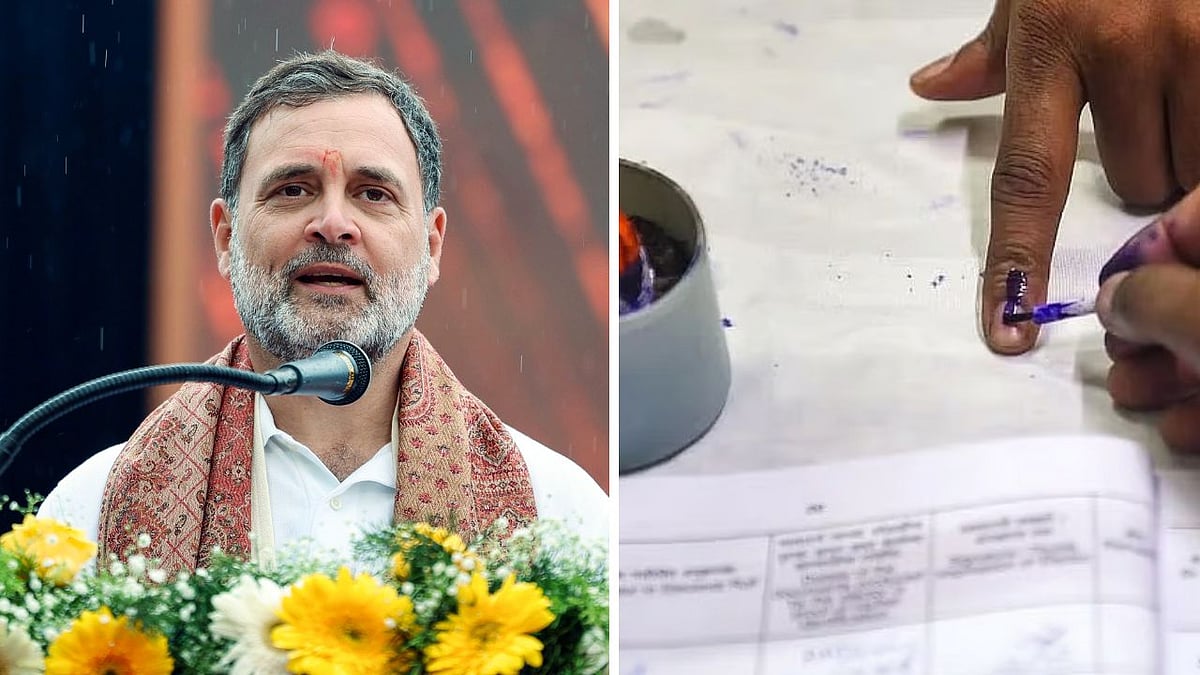 'Vote Chori Is An Anti-National Act': Rahul Gandhi Targets EC Amid Indelible Ink Concerns During BMC...