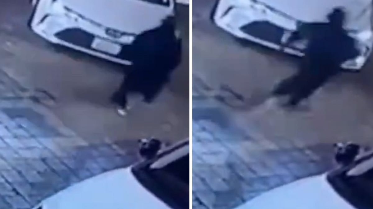 Saudi Arabia Viral Video: Parked On Incline, Driverless Car With Three Onboard Rolls Back...