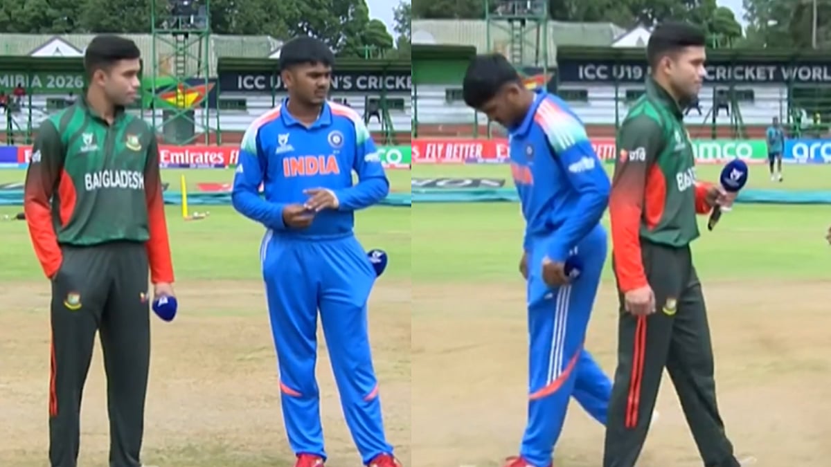 IND Vs BAN, ICC U19 World Cup 2025: Ayush Mhatre Avoids Handshake With Bangladesh Captain During Toss Time; Video 