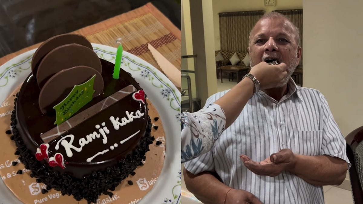 Hyderabad Man's Gesture For Long Time Cook's 70th Birthday Goes Viral - Watch Video 