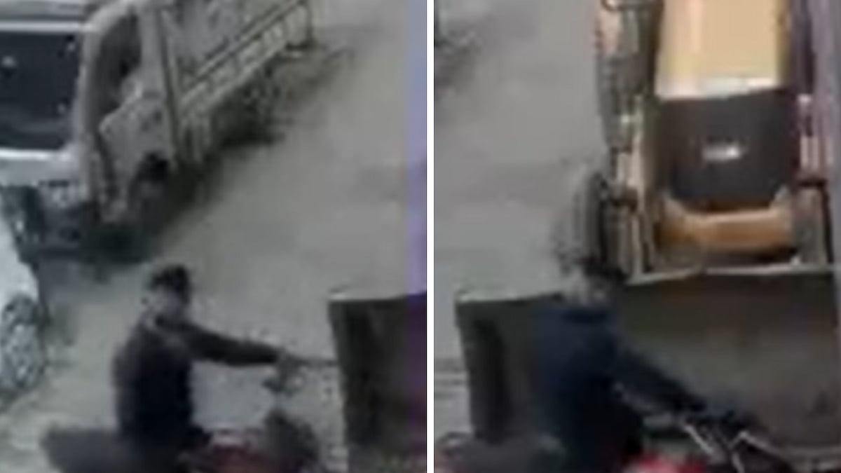 Robbery Caught On Cam: Thief Steals Bike, Rides Off In Under 10 Seconds In UP’s Moradabad