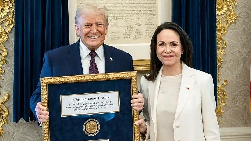 'Prize Cannot Be Symbolically Passed On': Nobel Foundation After Machado Gives Her Award To Donald...