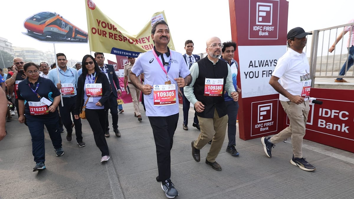 Western Railway Makes Strong Statement On Fitness And Safety With 150-Member Team At Mumbai Marathon 2026 