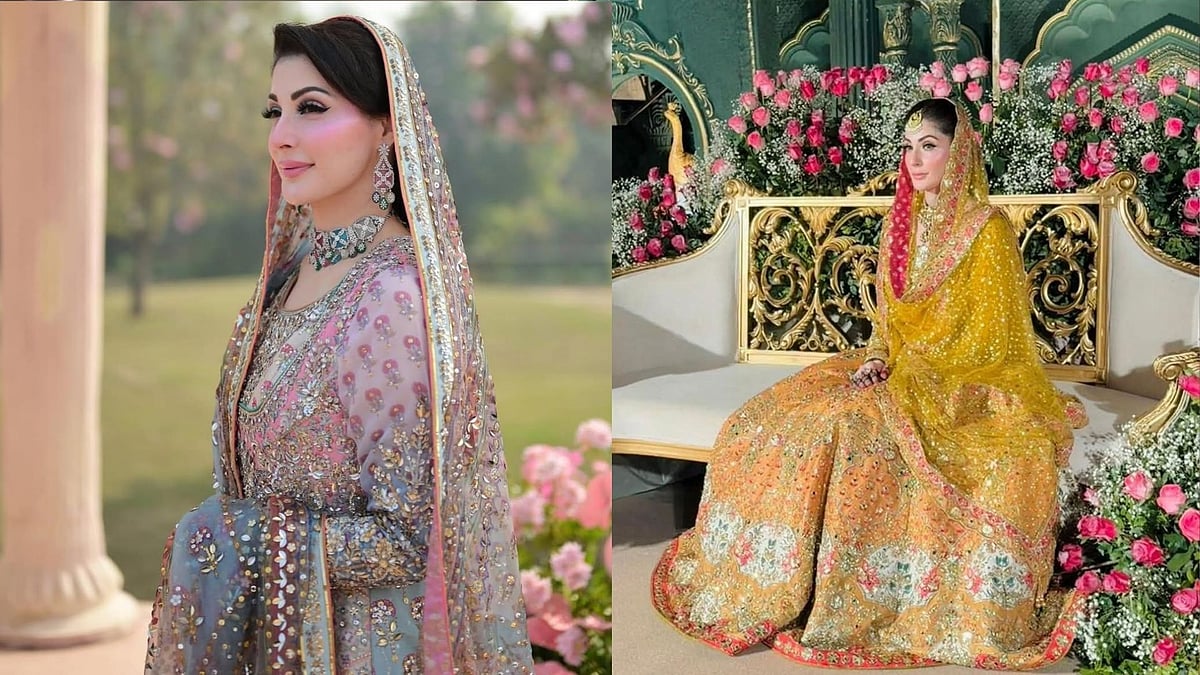 'Obsessed With Dressing Up/Act As Bride': Maryam Nawaz's Look At Son's Wedding Sparks Debate On Pakistani Social Media Platforms 
