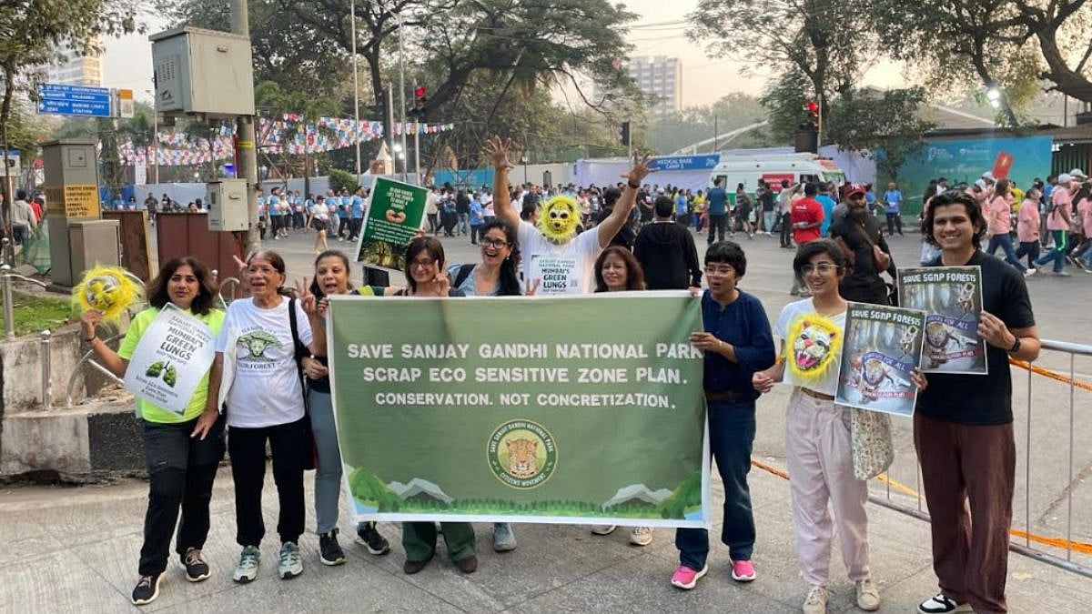 'Hands Off Our Forest': Over 400 Citizens Rally At Tata Mumbai Marathon To Save Sanjay Gandhi National Park 