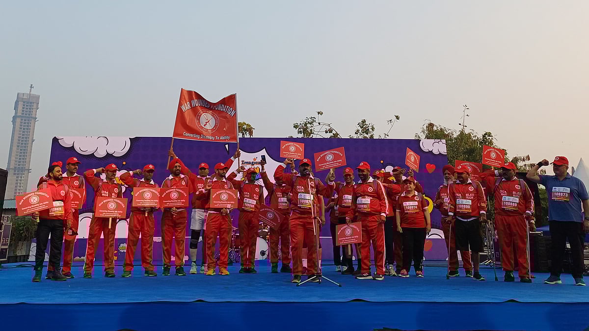 'Converting Disability Into Ability': War-Wounded Soldiers Steal The Show At Mumbai Marathon 2026 