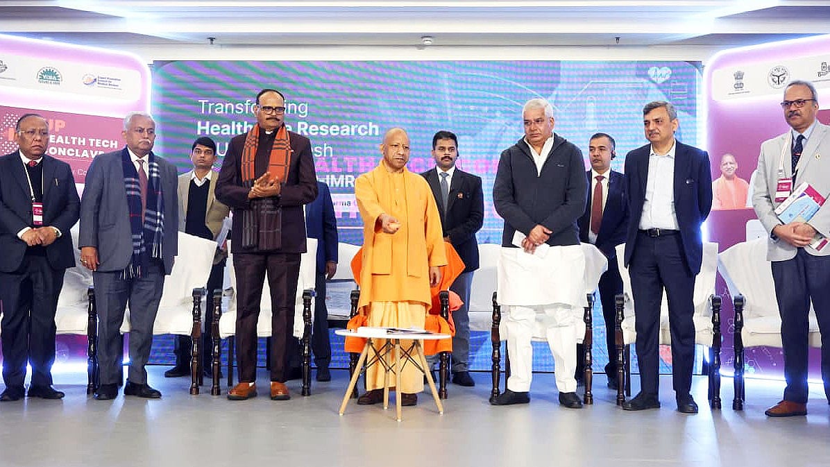 Yogi Adityanath Launches UP HealthTech Conclave 1.0 In Lucknow