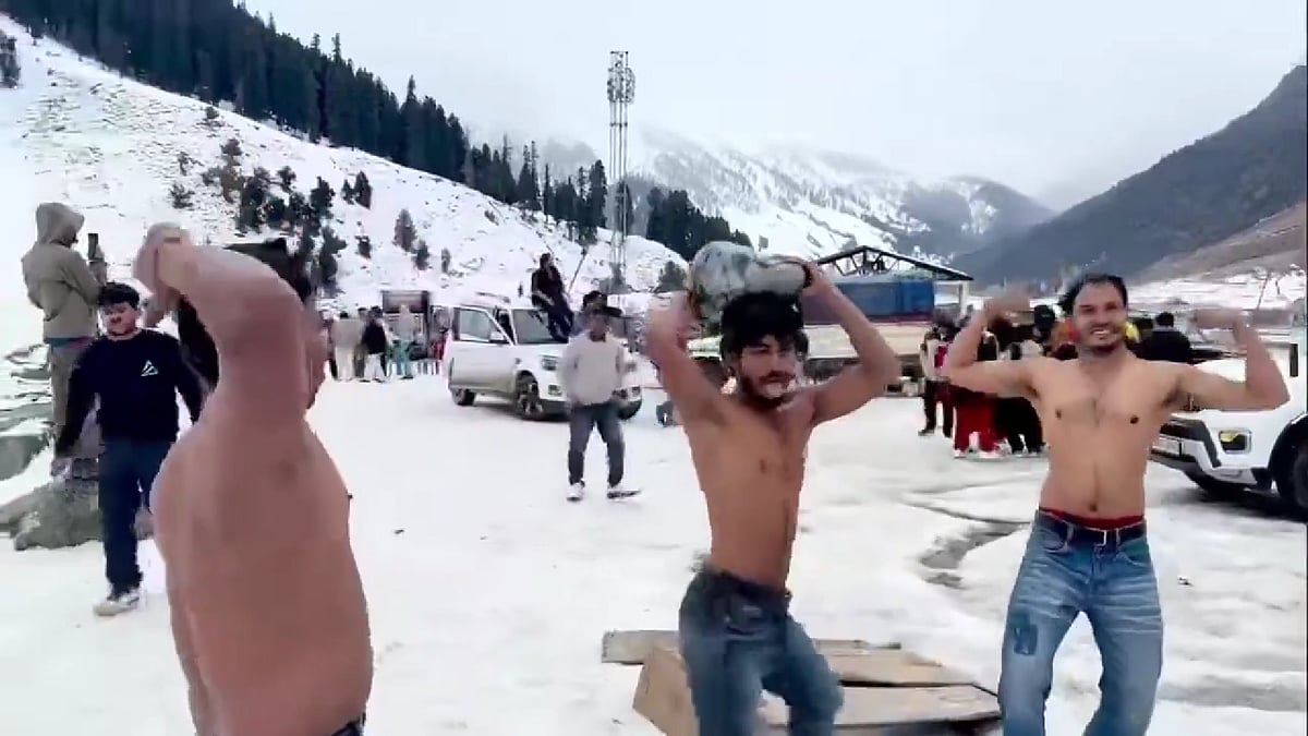 'Ban Haryana Bachelors From Hill Stations': Video Of Shirtless Drunk Men Dancing & Creating Chaos In Himachal Goes Viral; Enrages Netizens 