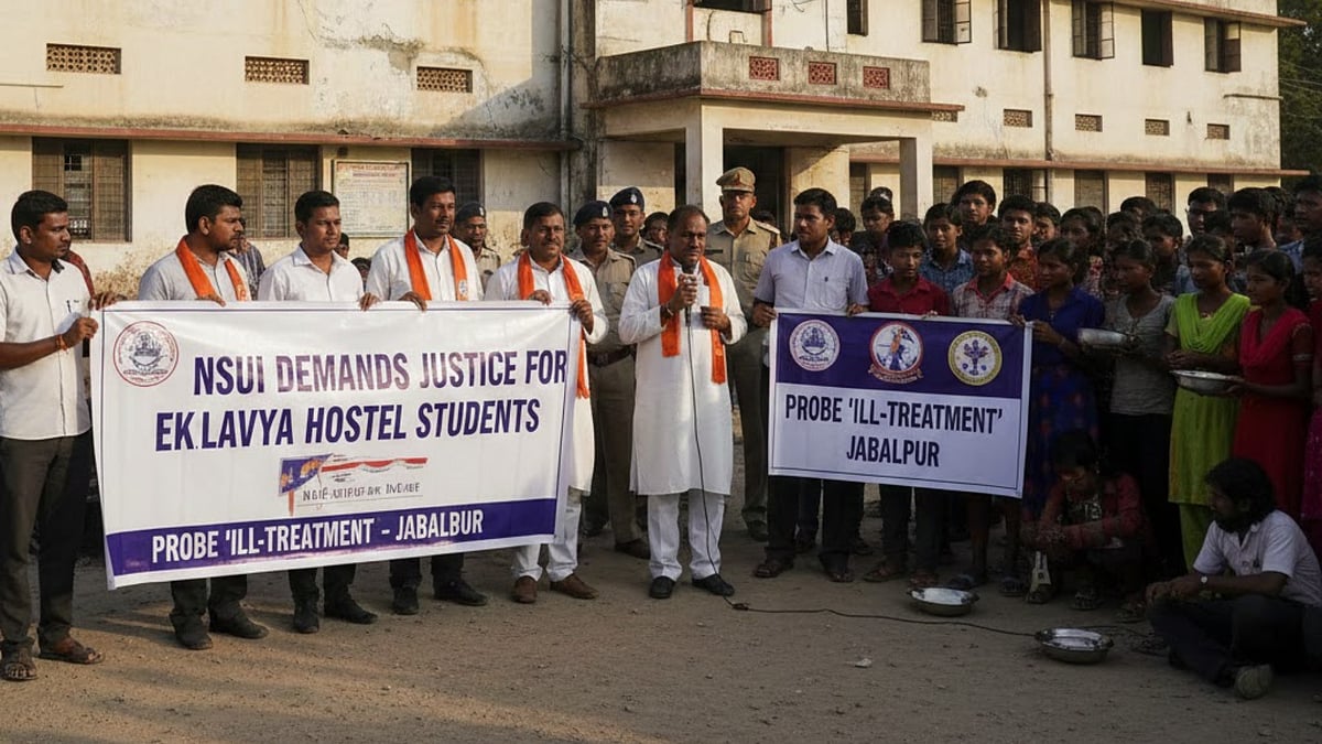 MP News: NSUI Seeks Probe Into ‘Ill-Treatment’ Of Students At Eklavya Tribal Hostels In Jabalpur