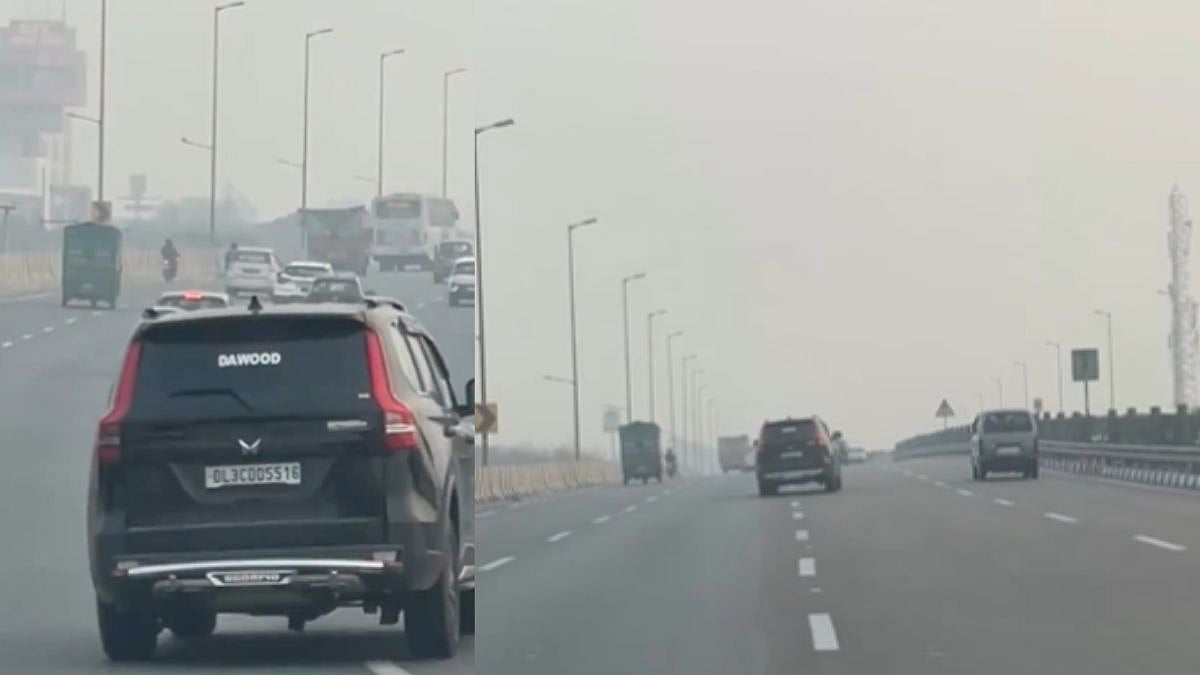 Delhi Man With 'Dawood' Sticker On Scorpio Dangerously Changes Lanes; Traffic Police Responds To Viral Video 