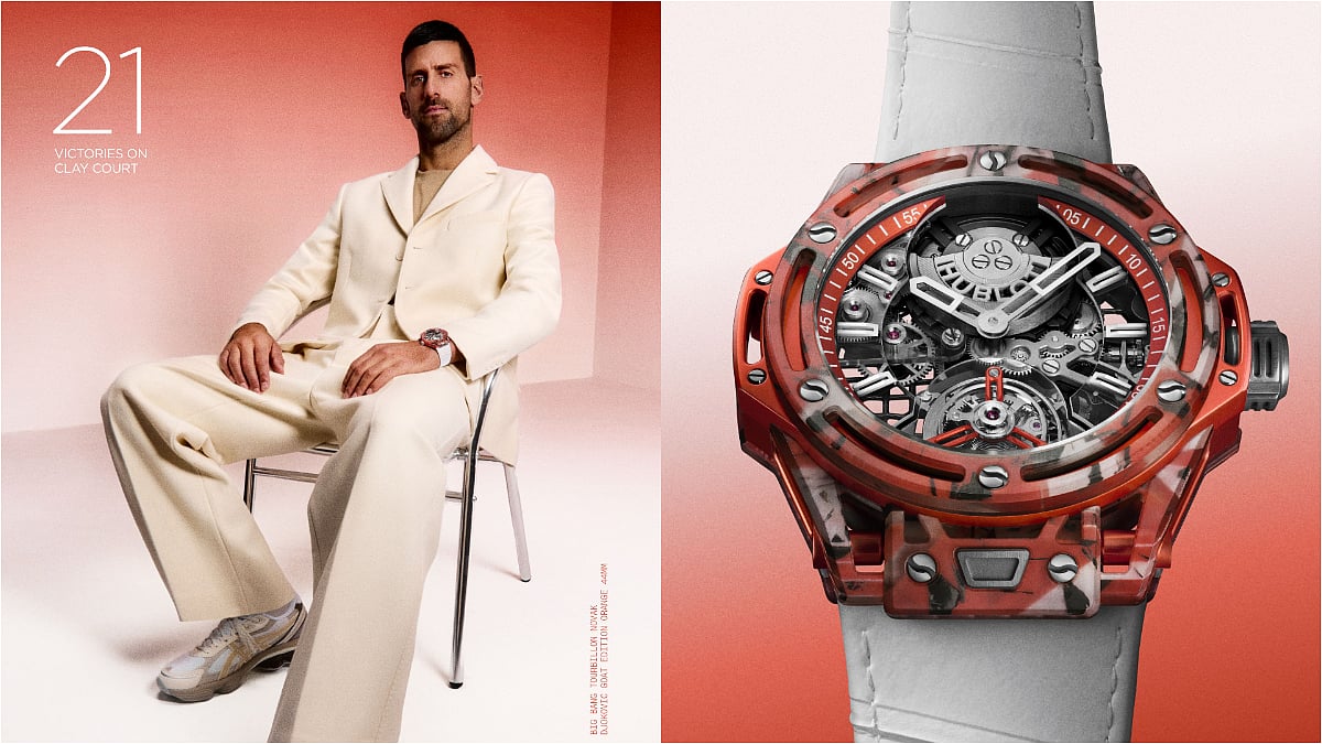 Hublot Launches Special GOAT Edition Watches Made From Tennis Star Novak Djokovic's Used Shirts And Rackets; Check Prices In India 