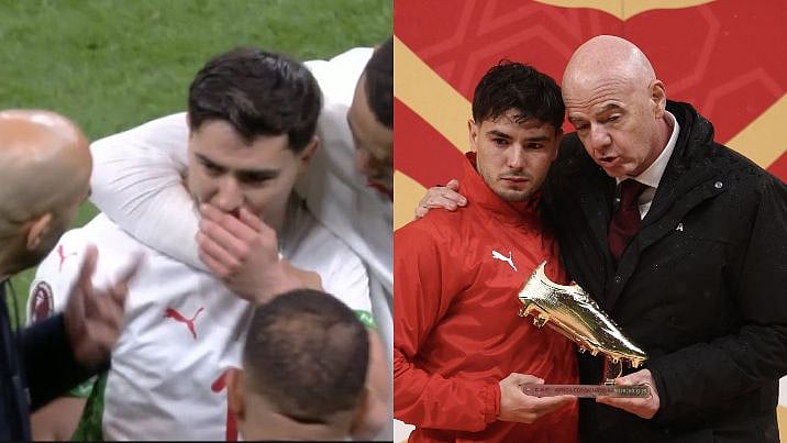 Real Madrid's Brahim Diaz In TEARS After Missing Crucial Penalty In Senegal vs Morocco AFCON Final Loss | VIDEO 