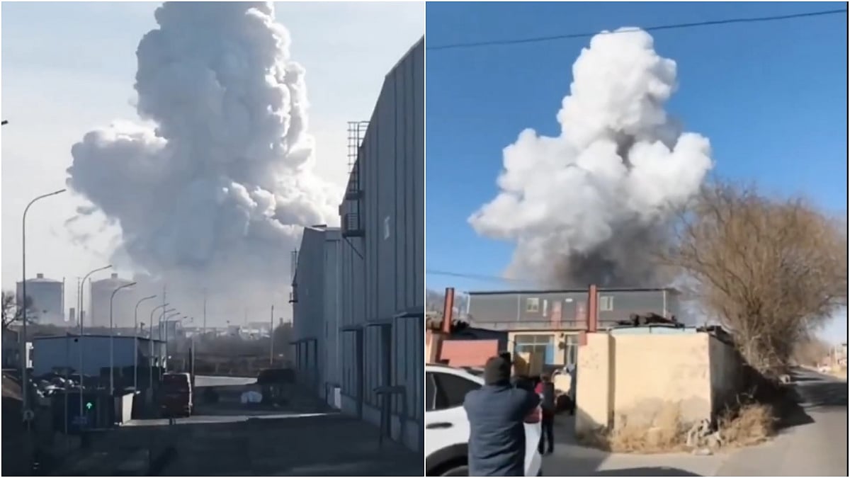 China Factory Explosion: Video Captures Moments After Massive Blast Ripped Apart United Steel Plate...