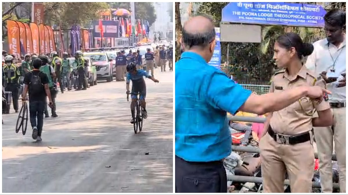 Viral Videos Show Sudden Road Closures For Pune Grand Tour Leaving Punekars Stranded & Frustrated |...