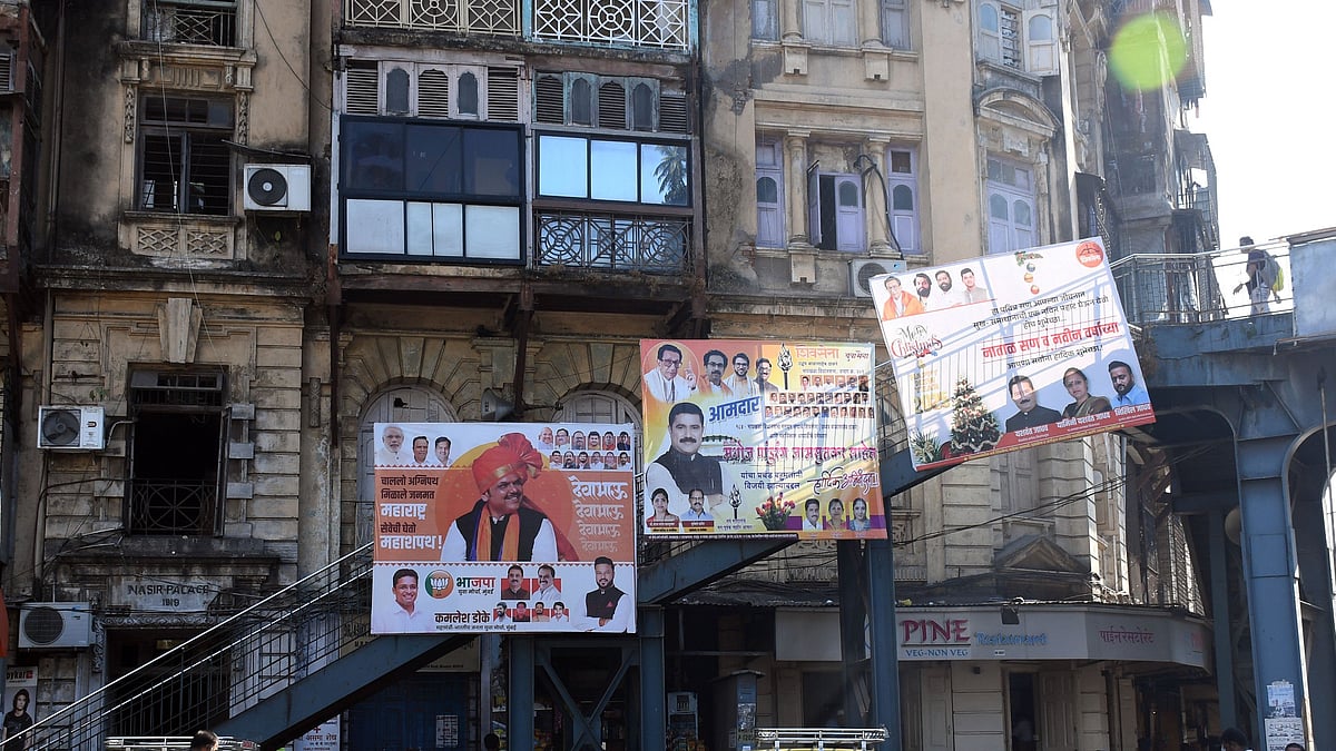 Pune Municipal Corporation Elections Over, But Political Hoardings Continue To Dot City Roads