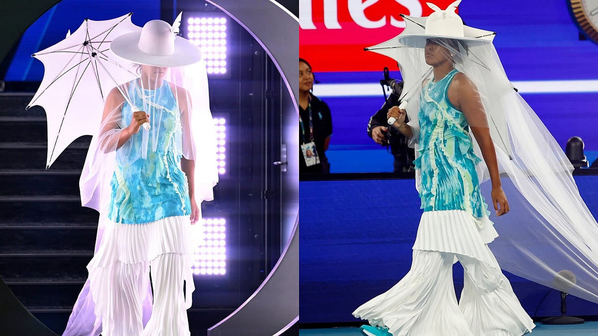 Naomi Osaka Makes A Jaw-Dropping Australian Open Entry In 'Jellyfish' Outfit, Umbrella Inspired By Her 2-Year-Old Daughter – Watch Her Viral Walk-On 