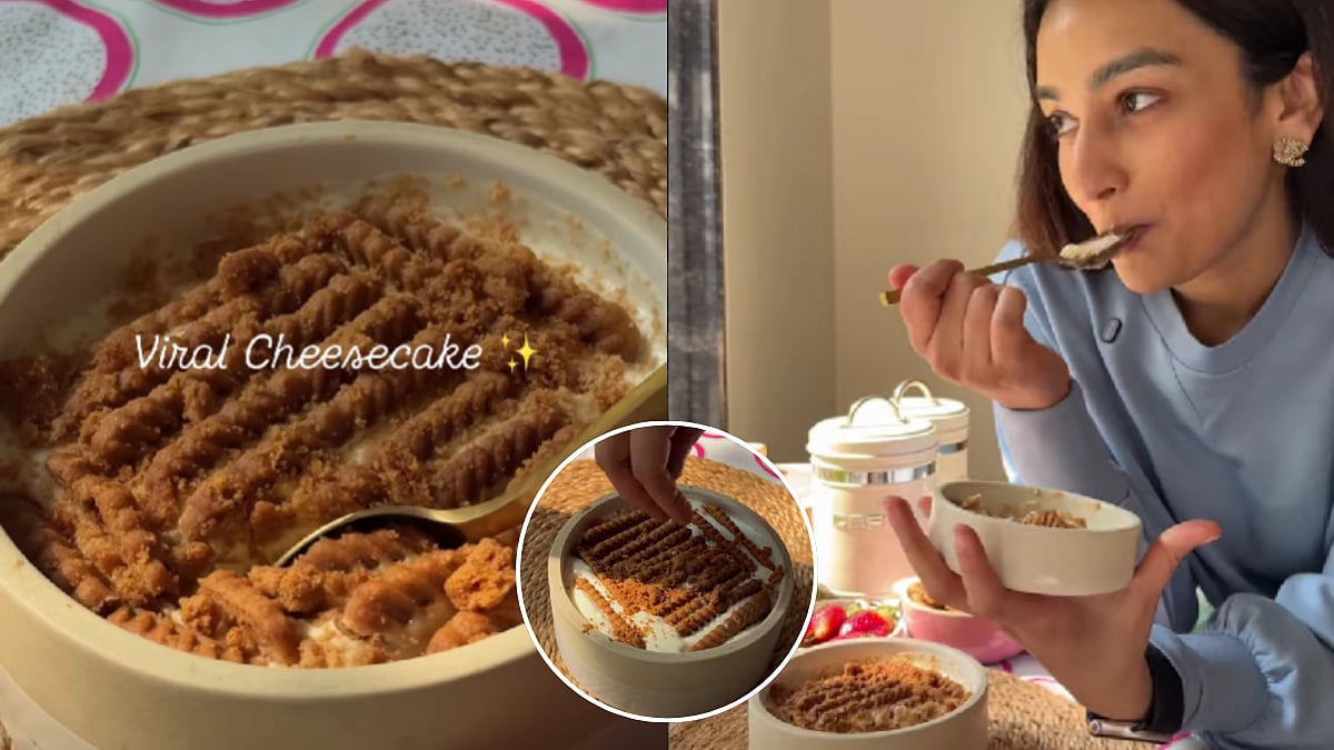 Have You Tried This Viral Cheesecake Recipe With Just 2 Ingredients? WATCH | Instagram @snehasinghi1