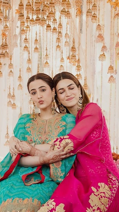 Nupur Sanon Stuns In Turquoise Blue Ethnic Look For Choora Ceremony, Shares New Wedding Pics With...