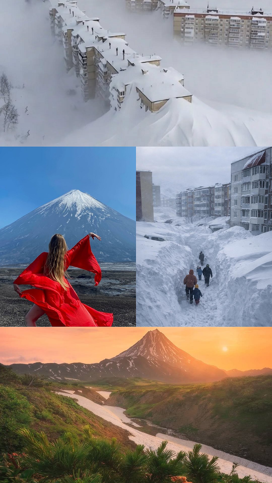 Witness Russia's Kamchatka Peninsula, 'Land Of Fire & Ice', Where Volcanic Eruptions & Wild Snowfalls Lies Together 
