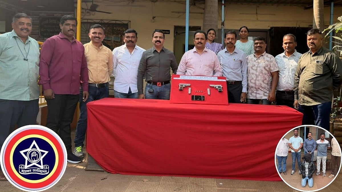 Thane Crime: Extortion Anti-Squad Seizes 2 Country-Made Pistols And 4 Live Cartridges Worth Over ₹2.14 Lakh, Detains Minor In Illegal Arms Case 